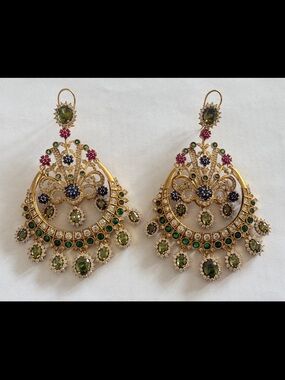 Sabyasaachi inspired chandbali earrings